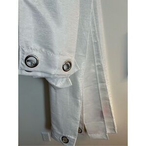 Juicy Couture 84 inch sparkle white grommet curtains